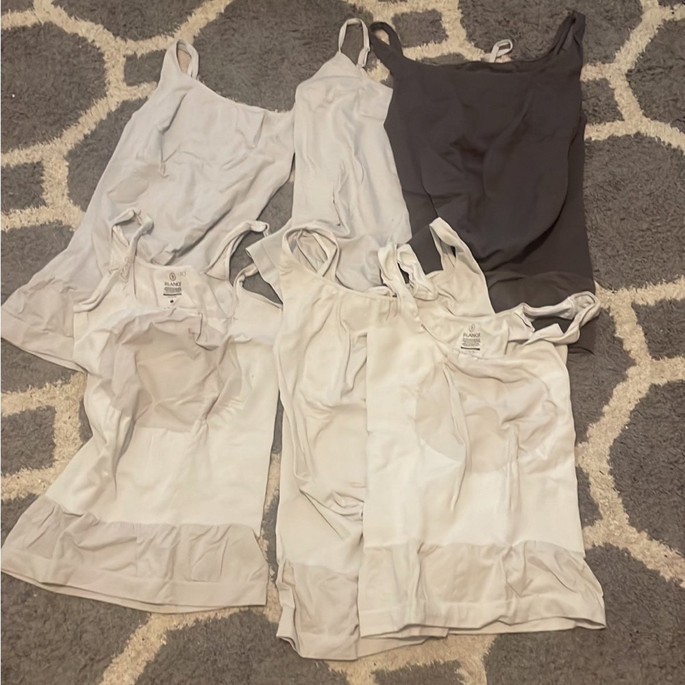 5 BLANQI support tanks. 1 from target. 2 are under bust 3 are over bust